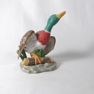 Mallard Drake Duck Porcelain Bird Figurine John James Audubon Figure 1986 ID-267